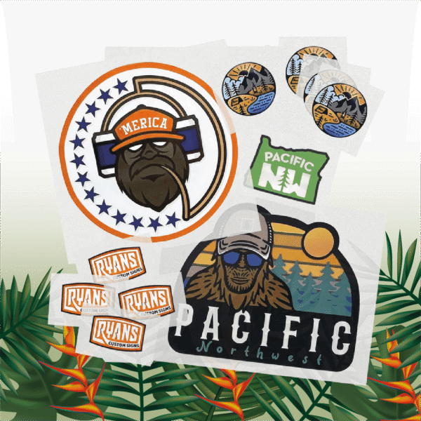 Gesneden DTF transfers